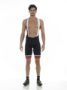 Afbeeldingen van Pinarello broek Corsa Black with Red bands / M°