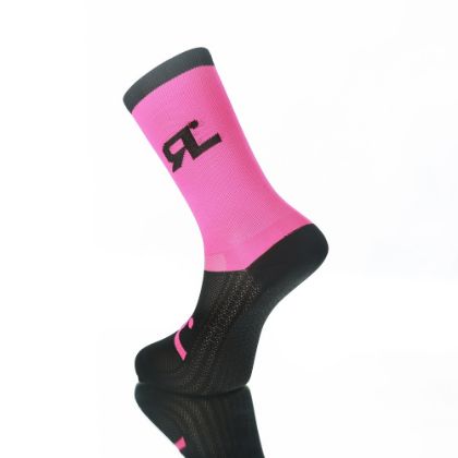 Image de paire de chaussettes Rafa'L Napor Black-Pink Fluo / 39-42
