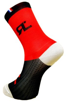 Image de paire de chaussettes Rafa'L Napor 2 Black-Red / 43-46