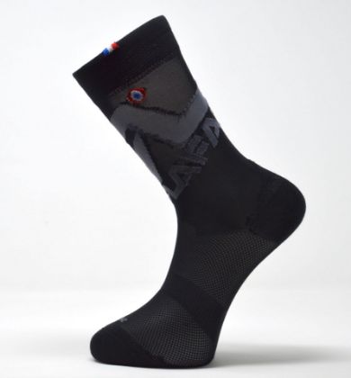 Afbeeldingen van paar Rafa'L sokken Big Logo Anthracite Black  / 39-42