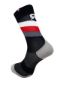 Afbeeldingen van paar Rafa'L sokken Stripes Black White Red  / 43-46