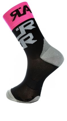 Image de paire de chaussettes Rafa'L Attack Black-Pink Fluo / 39-42
