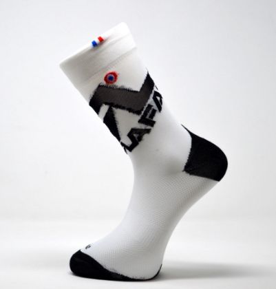Afbeeldingen van paar Rafa'L sokken Big Logo White Black / 43-46