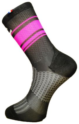 Afbeeldingen van paar Rafa'L sokken BOA Black-Pink Fluo / 43-46