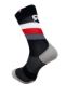 Afbeeldingen van paar Rafa'L sokken Stripes Black White Red  / 39-42
