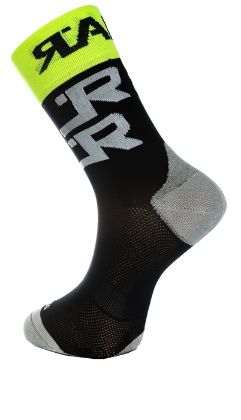 Afbeeldingen van paar Rafa'L sokken Attack Black-Yellow Fluo / 35-38