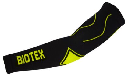 Image de paire de manchettes élastique Biotex Black-Yellow Fluo / III°