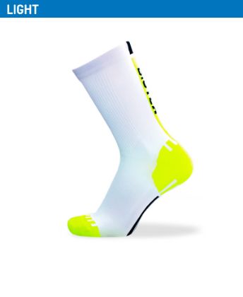 Image de paire de chaussettes Biotex Fluo Race White / 43-4