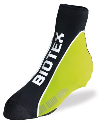 Image de paire de couvre-chaussures Biotex Neoprene Black-Neon Yellow / S°