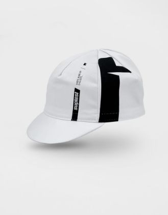 Image de casquette Racing Suplest White - Black logo
