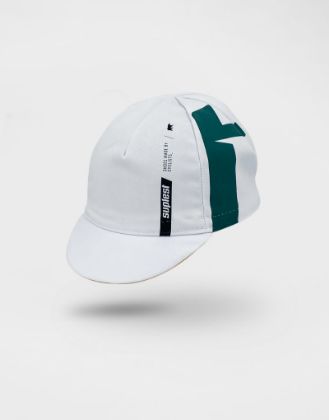 Image de casquette Racing Suplest White - Multicolor logo