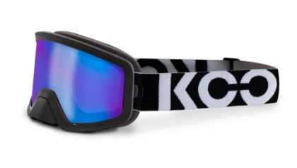 Afbeeldingen van KOO Goggle Edge Black (Blue Mirror)