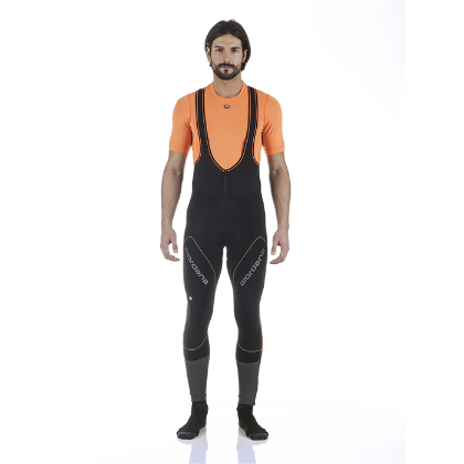 Image de collant Giordana AV Black with Orange accents / S°