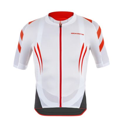 Image de maillot c.m. Giordana EXO System Compression White-Red / S°