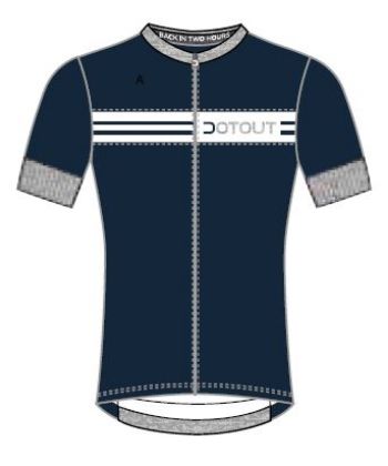 Afbeeldingen van Dotout trui k.m Stripe 710 Blue-White / M°