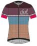 Afbeeldingen van Dotout trui k.m Glory W 318 Bordeaux-Violet-Light Blue-Light Pink / M°
