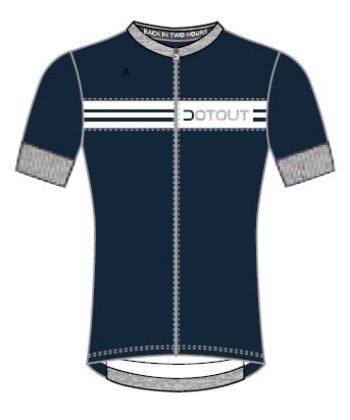 Image de maillot c.m. Dotout Stripe 710 Blue-White / L°