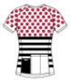 Afbeeldingen van Dotout trui k.m Up W 796 Light Grey-Cherry-Black / M°