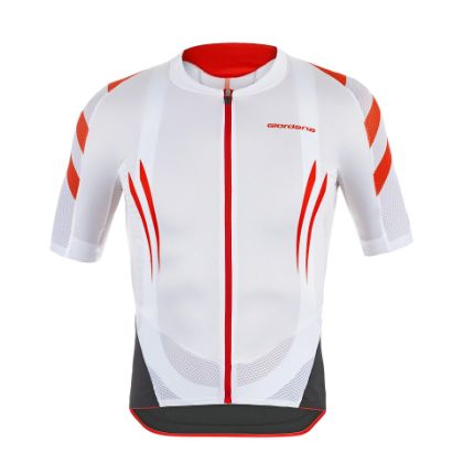 Afbeeldingen van Giordana trui k.m. EXO System Compression White-Red / M°
