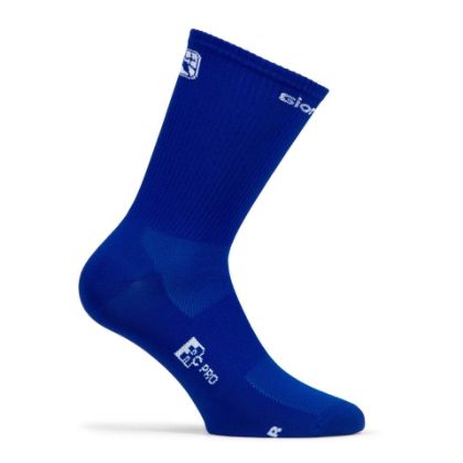 Image de paire de chaussettes extra tall Giordana FR-C Solid Neon Blue / 45-48