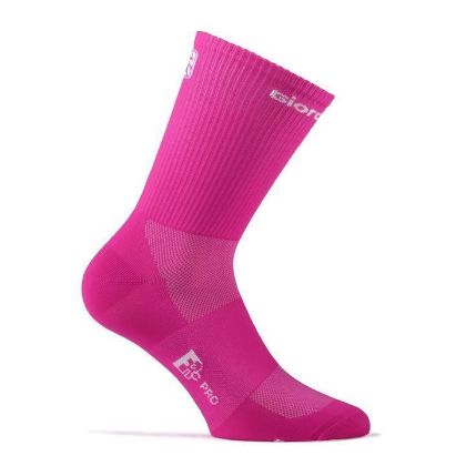 Image de paire de chaussettes extra tall Giordana FR-C Solid Fuschia Fluo / 45-48