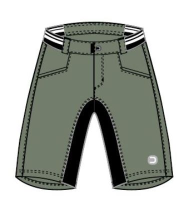 Afbeeldingen van Dotout short Iron 560 Sage Green / XXXXL°