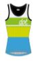 Afbeeldingen van Dotout top Glory W 51 White-Green-Lime-Light Blue / L°
