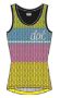 Afbeeldingen van Dotout top Glory W 131 Lime-Light Blue-Pink-Yellow / M°