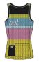 Afbeeldingen van Dotout top Glory W 131 Lime-Light Blue-Pink-Yellow / M°
