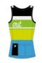 Afbeeldingen van Dotout top Glory W 51 White-Green-Lime-Light Blue / S°