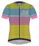 Afbeeldingen van Dotout trui k.m Glory W 131 Lime-Light Blue-Pink-Yellow / S°