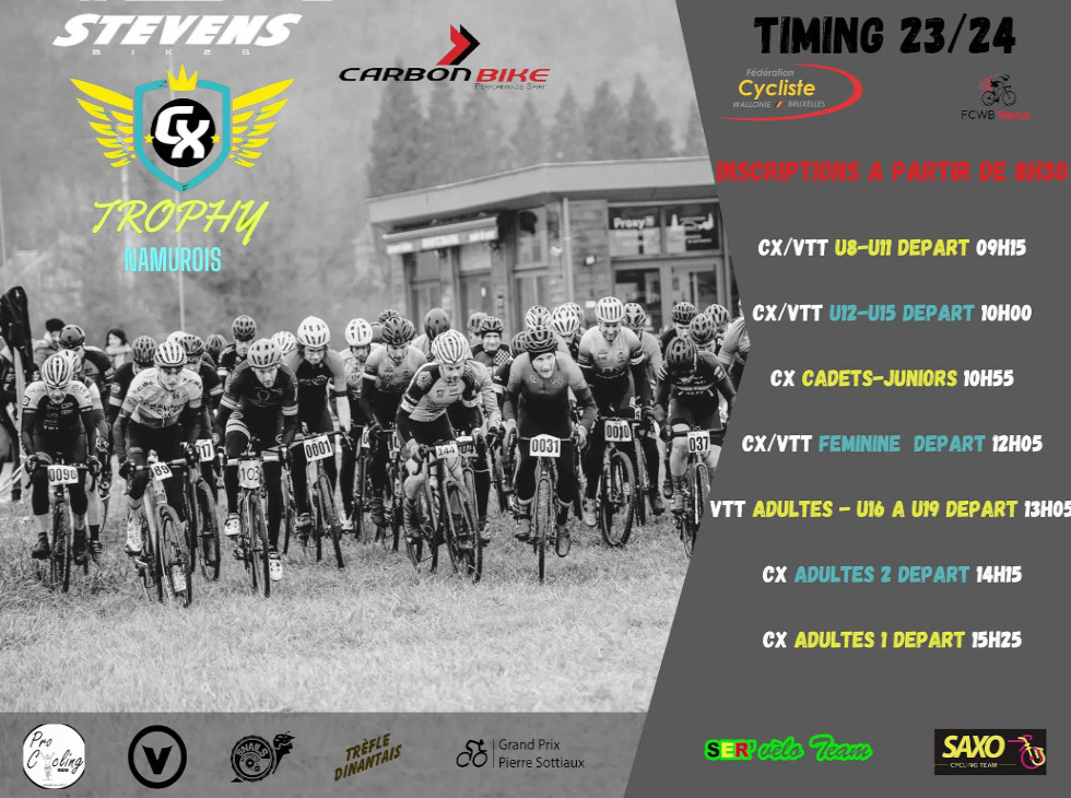 Nieuwsafbeelding Doe mee aan de Stevenx CX Trophy in Beauraing!