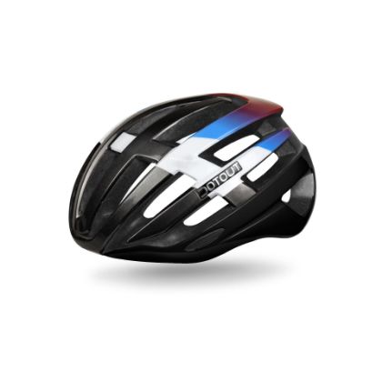 Image de casque Dotout Targa Shiny Black-Shiny Blue / 54-58