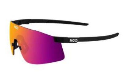 Afbeeldingen van KOO Bril Nova 919 Black Matt  L. fuchsia mirror