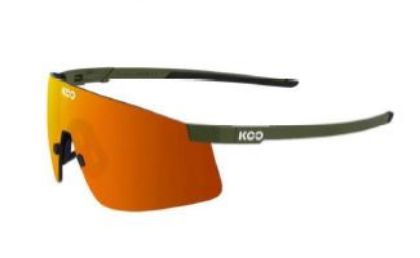 Afbeeldingen van KOO Bril Nova 921 Olive Green Matt L. orange mirror