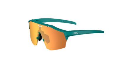Image de paire de lunettes KOO Alibi 965 Persian Green Matt / Orange Mirror