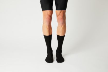 Image de paire de chaussettes Fingercrossed Light Merino Silk Black / 43-46