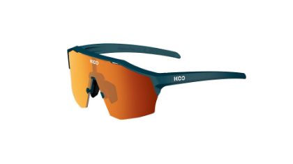 Image de paire de lunettes KOO Alibi 967 Dark Blue Matt / Red Photochromic Mirror / Regular