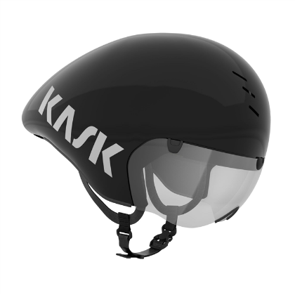 Afbeeldingen van Kask helm Beluga incl. visière transparent Black / 55-58