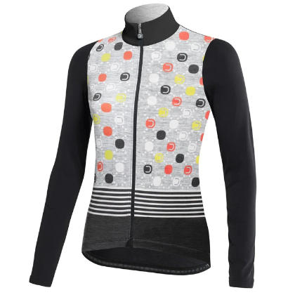 Image de Dotout Fanatica Wool Jersey l.m W 839 Melange Light Grey-Black / M°