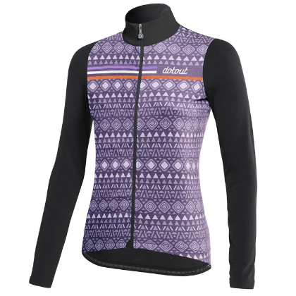 Image de Dotout Fanatica Wool Jersey l.m W 459 Violet-Black / XL°