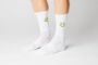 Afbeeldingen van paar Fingerscrossed sokken Aero Smiley White-Neon / 39-42