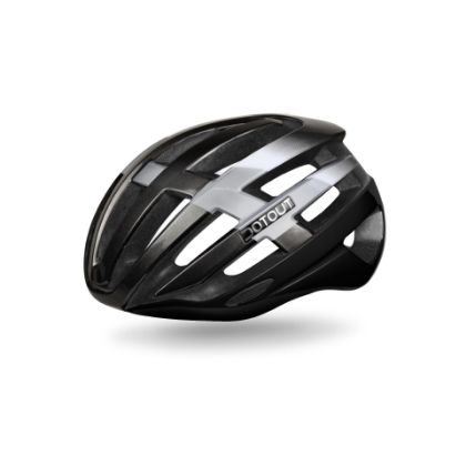 Image de casque Dotout Targa Shiny Black-Shiny Grey / 54-58