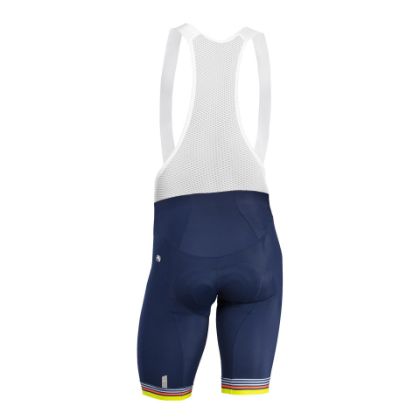 Image de cuissard. Giordana Sette Tenax Pro Navy Blue-Green-Orange / S°