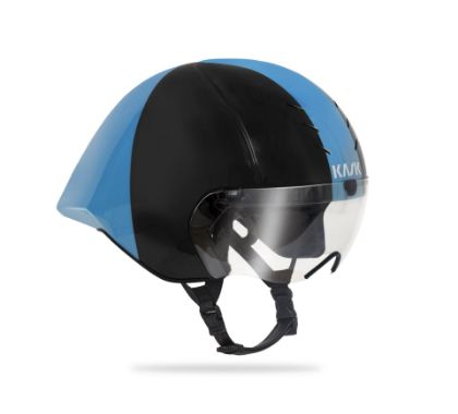 Image de casque Kask Mistral incl. visière transparent Black-Light Blue / 55-58