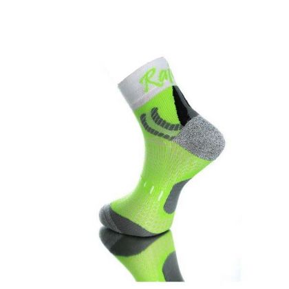 Afbeeldingen van paar Rafa'L sokken Nairobie Running Green-Fluo-White / 35-38