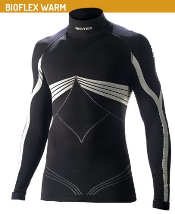 Image de chemisette l.m. Biotex Bioflex Warm 5 Compressions Black / I°