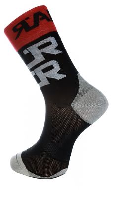 Afbeeldingen van paar Rafa'L sokken Attack Black-Red / 35-38