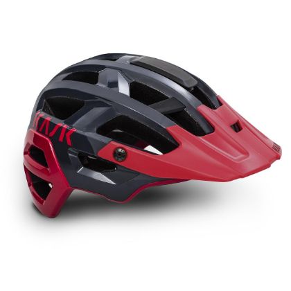 Afbeeldingen van Kask helm Rex Dark Grey-Cherry / 52-58