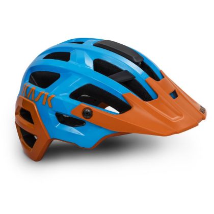 Afbeeldingen van Kask helm Rex Light Blue-Orange / 52-58